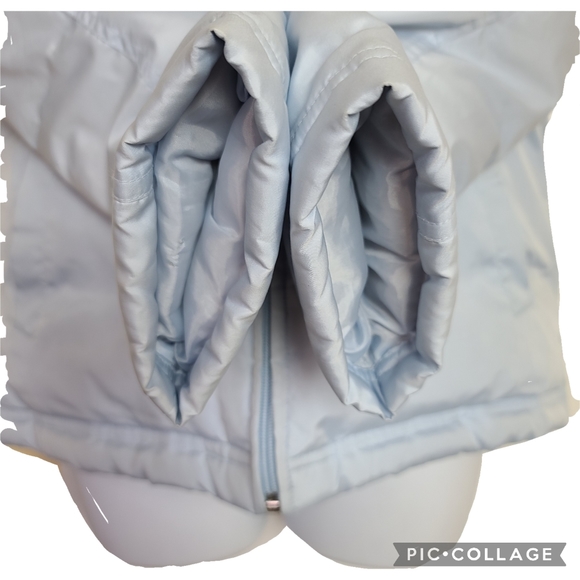 Paris Blues Down/Feather Insulated Hooded Jacket Sz M - Picture 6 of 12